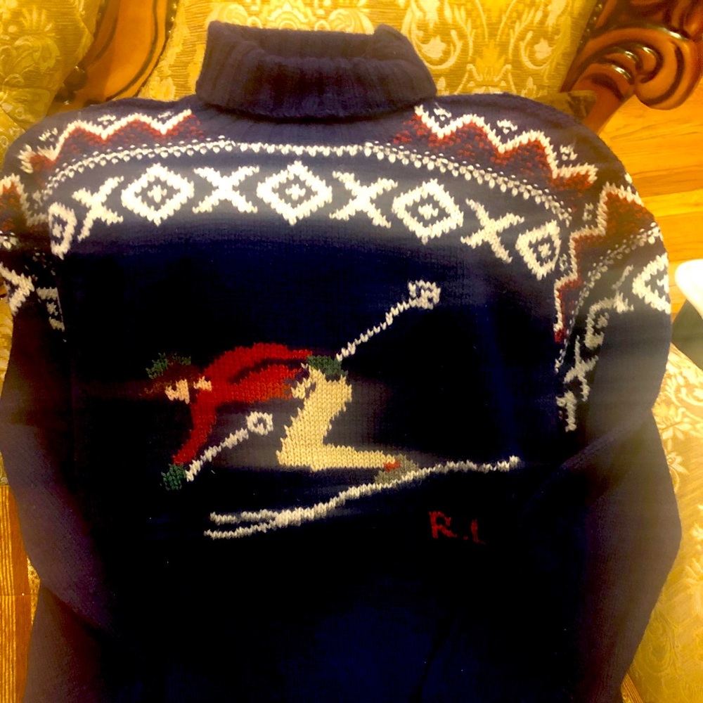 Ralph Lauren Ski man knit size Large 200 obo